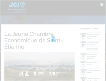 Tablet Screenshot of jci-saint-etienne.org
